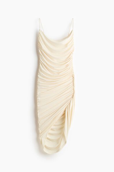 Draped strappy dress