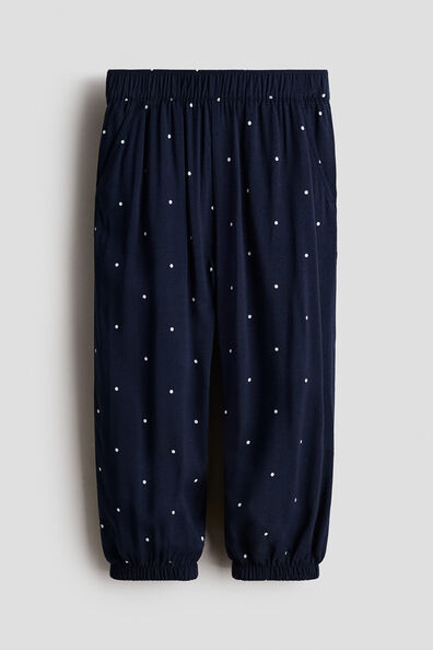 Viscose balloon trousers