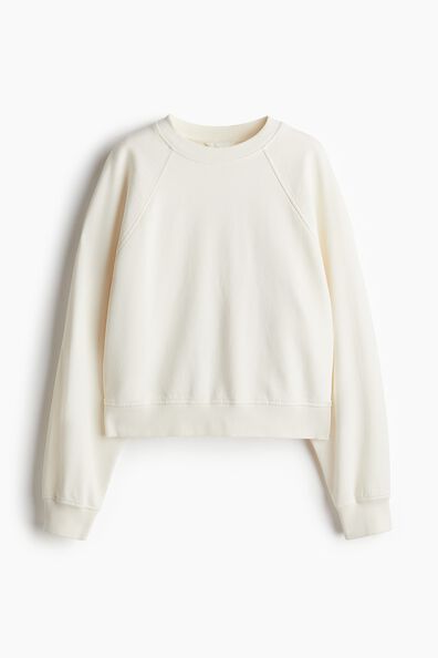 Washed cotton sweatshirt