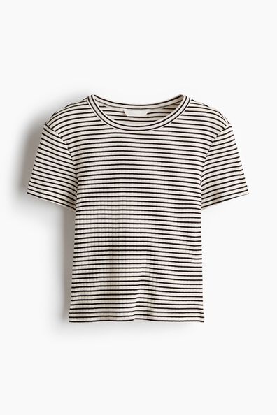 Ribbed T-shirt