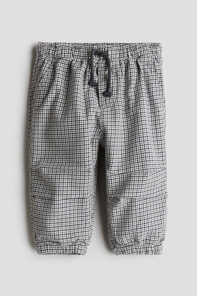 Cotton twill joggers