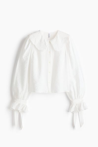 Broderie-anglaise blouse