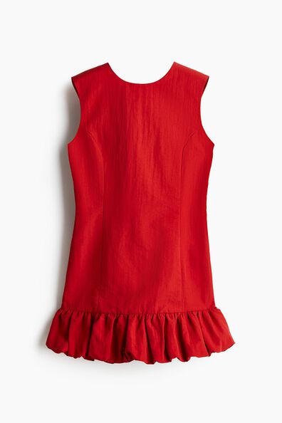 Bubble-hem dress