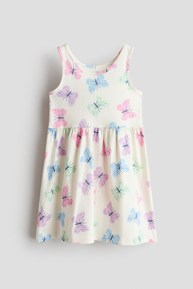 Patterned jersey dress