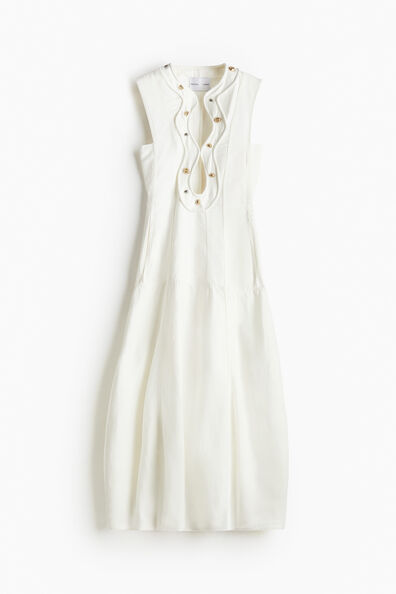 A-line studded dress