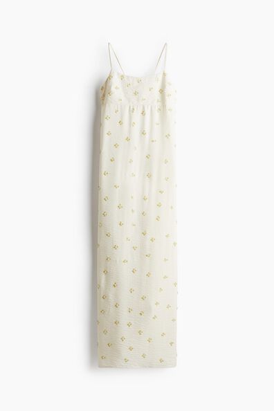 Embellished strappy dress