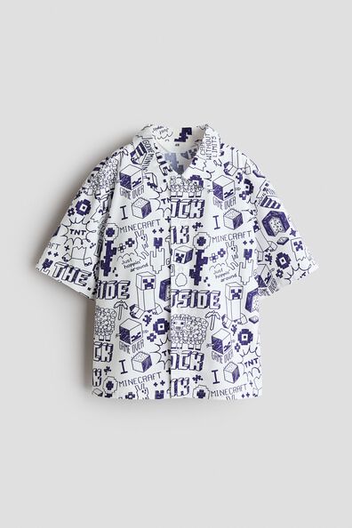 Printed cotton shirt