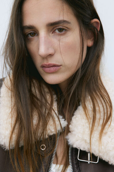 Teddy-lined jacket