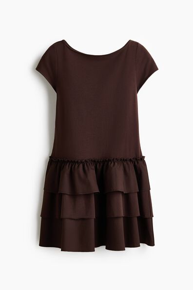 Tiered cotton dress