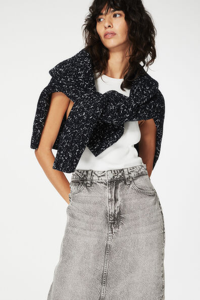 soor ploom Molly Skirt, Soor Black Denim