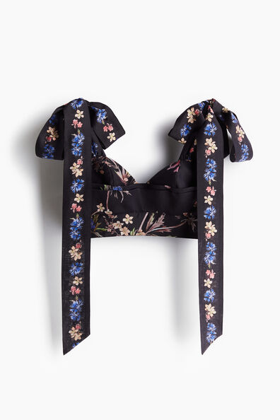 Tie-strap cropped top