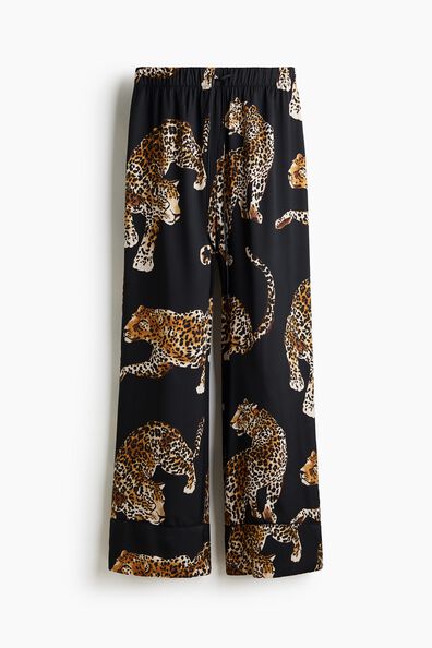 Satin trousers