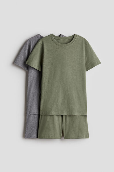 2-pack cotton pyjamas