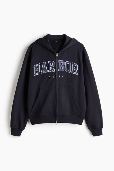 Loose Fit Zip-through hoodie