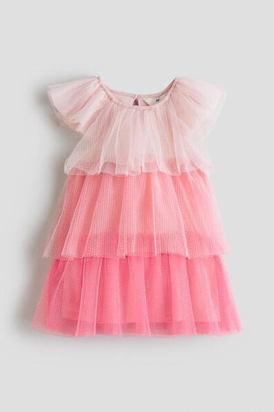 Tiered tulle dress