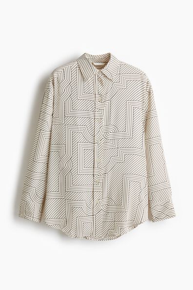 Oversized printed shirt