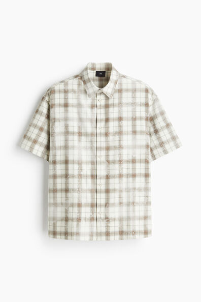 Loose Fit Short-sleeved printed shirt
