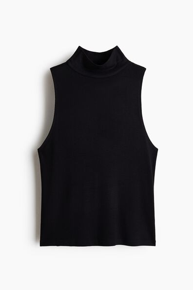 Turtleneck vest top
