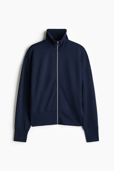 Jersey track jacket