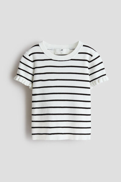 Rib-knit top