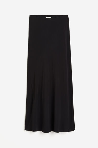 Viscose crêpe skirt