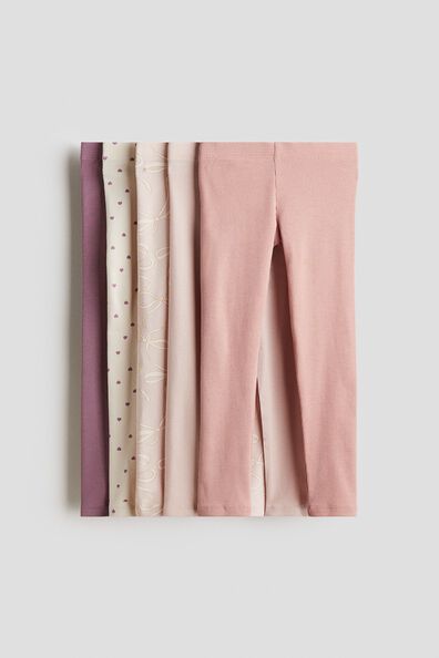 5-pack cotton leggings