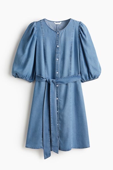 Denim shirt dress