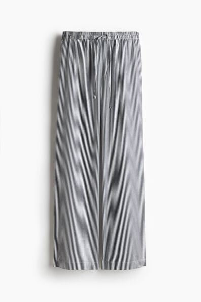 Cotton drawstring trousers