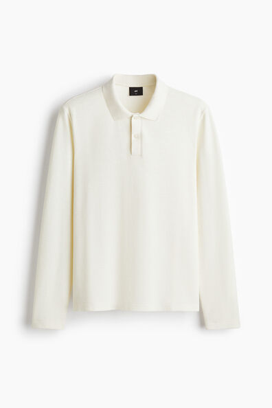 Slim Fit Long-sleeve polo shirt