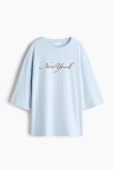 Oversized cotton T-shirt