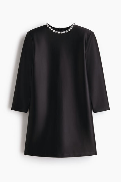 Embellished mini dress