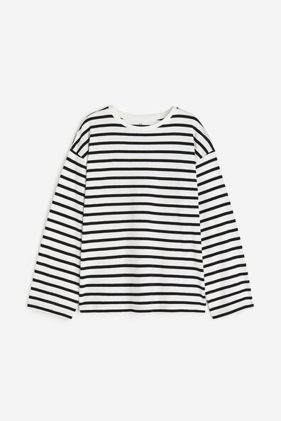 Long-sleeved cotton top