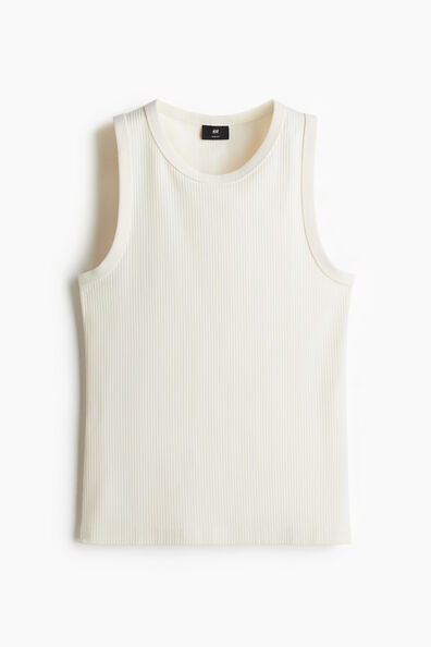 Slim Fit Ribbed vest top