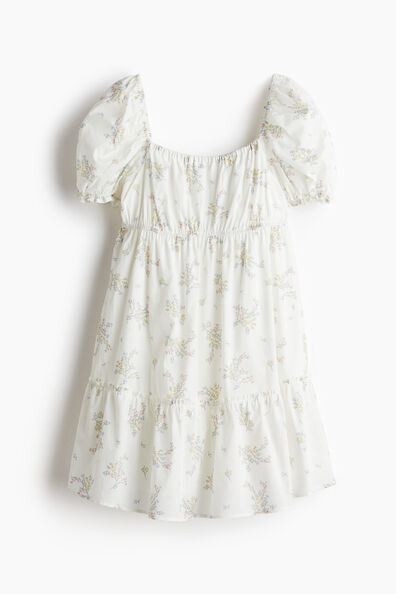 Frill-trimmed dress