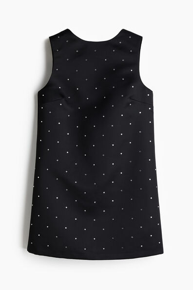 Rhinestone-embellished mini dress