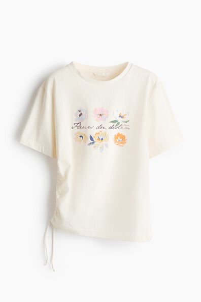 Drawstring-detail T-shirt