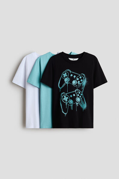 3-pack cotton T-shirts