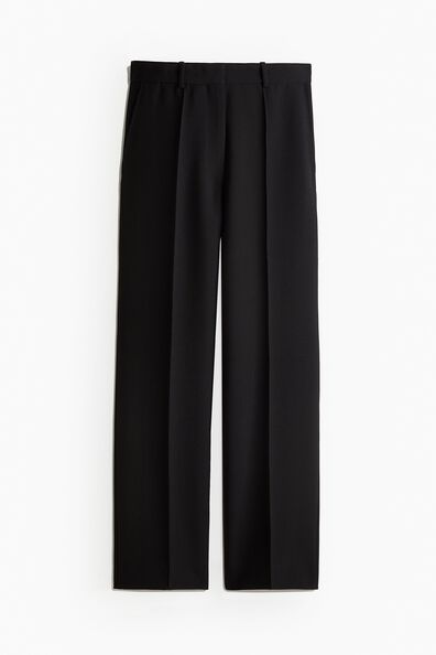 Wool-blend tailored trousers