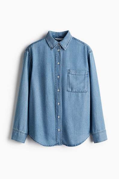 Lyocell denim shirt