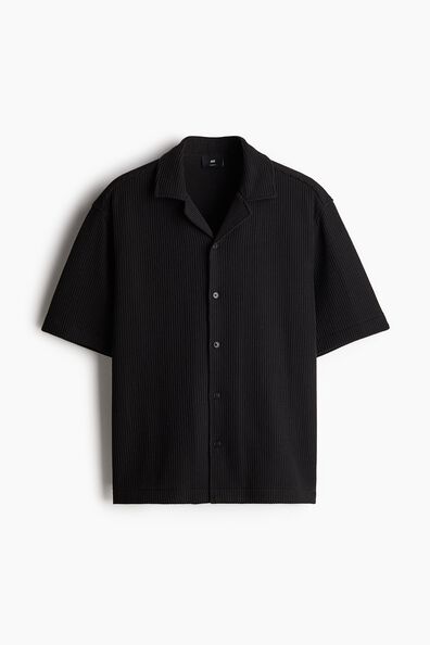 Loose Fit Ribbed resort shirt