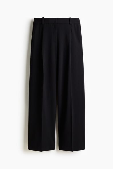 Wide tailored trousers