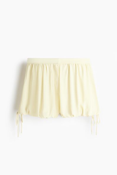 Drawstring-detail balloon shorts