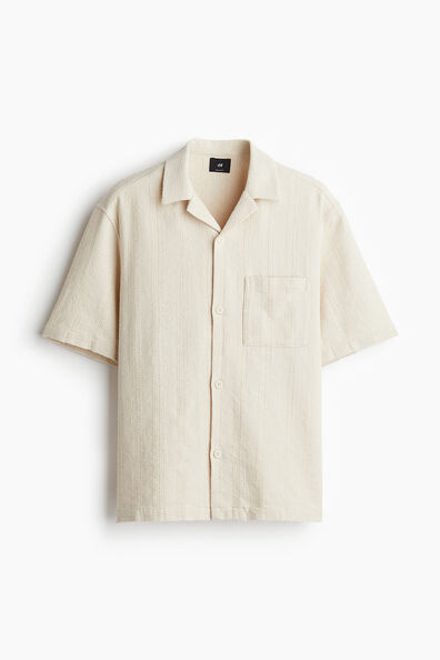 Regular Fit Textured resort shirt