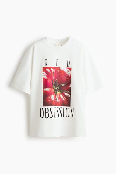 Oversized Fit Printed sports T-shirt