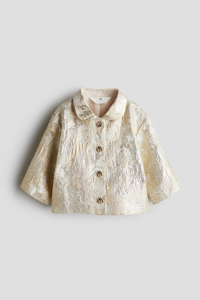 Jacquard-weave blazer