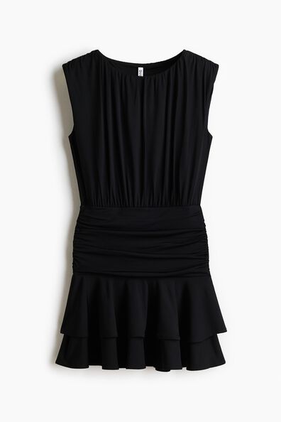 Draped mini dress