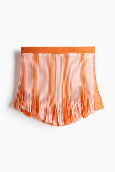 Knitted viscose shorts