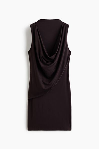 Draped jersey dress