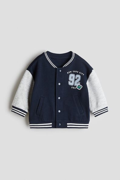 Sweatshirt baseball jacket