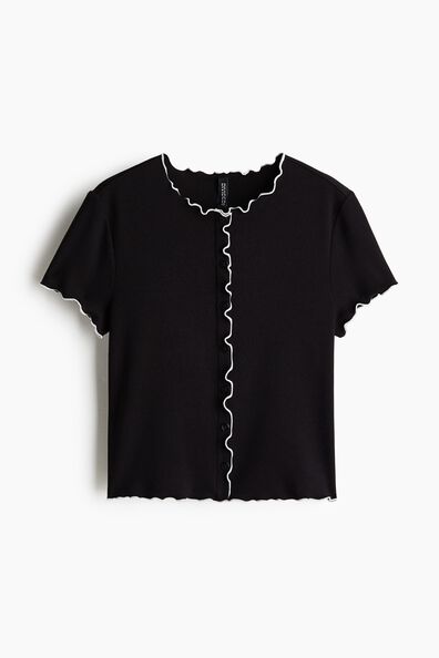 Overlocked top